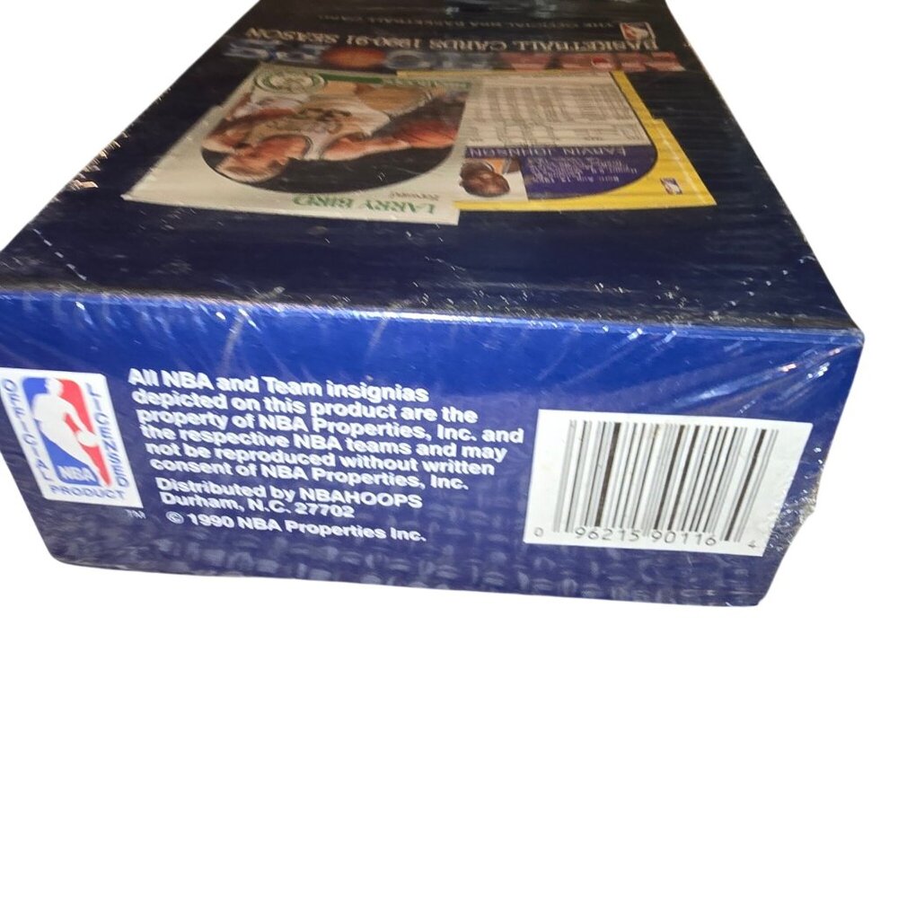 NBA Hoops Basketball Cards 1990-91 Factory-Sealed Box 36 Packs Bird Magic BA16 - Picture 6 of 7